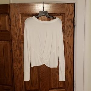 Athleta white pullover, NWOT